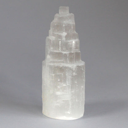 Torre de Selenite Natural - 10 cm