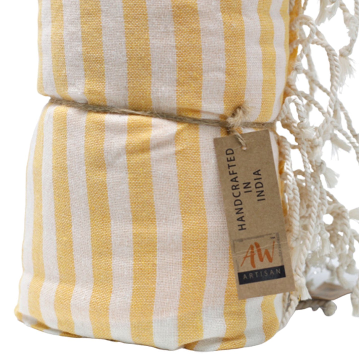 Toalha Pareo de Algodão 100x180 cm — Amarelo Sol