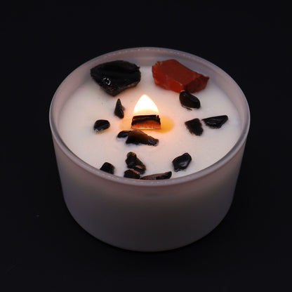 Vela de Cristal Chakra - Chakra Raíz (Muladhara)