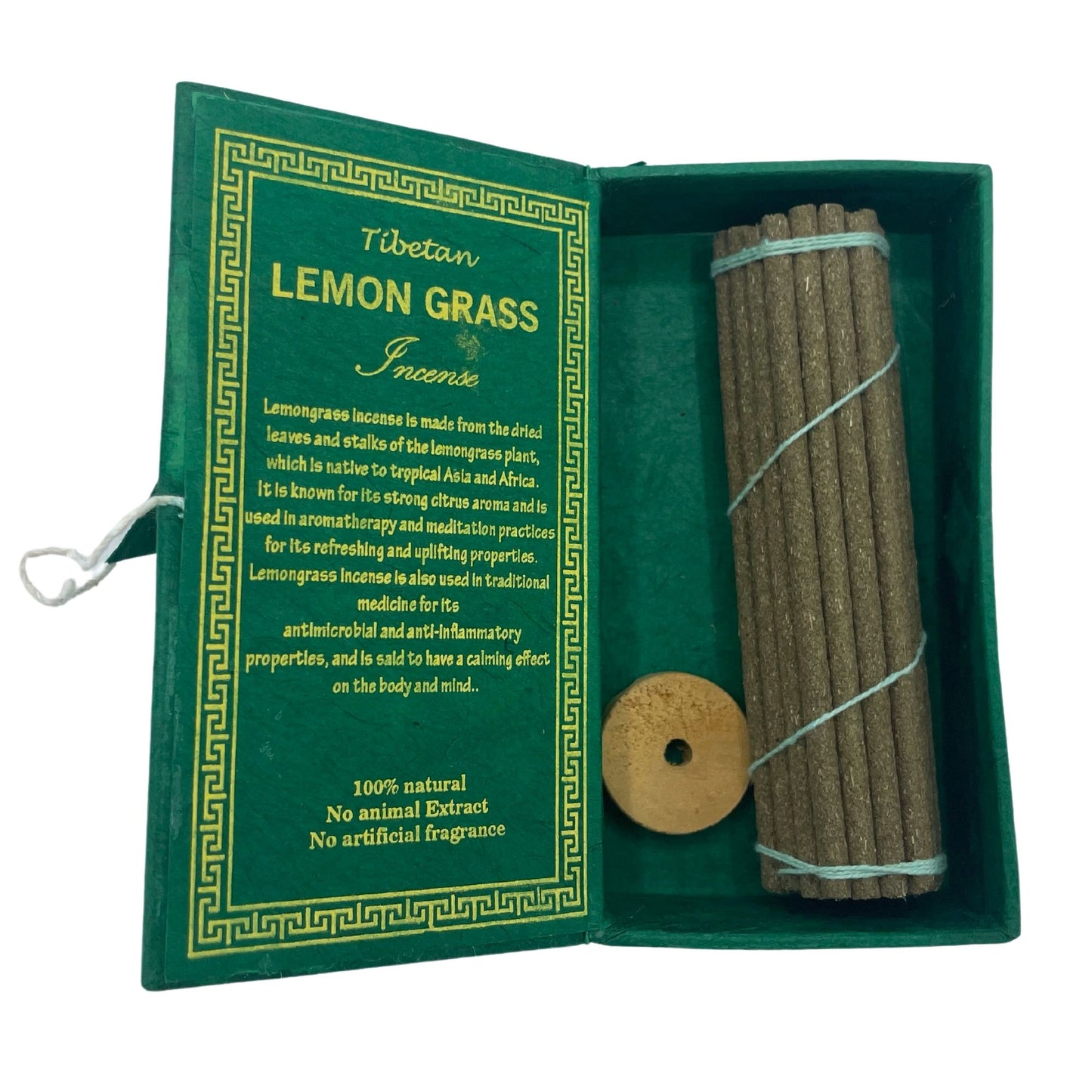 Set de Oferta de Incenso Tibetano do Himalaia - Erva-Limão