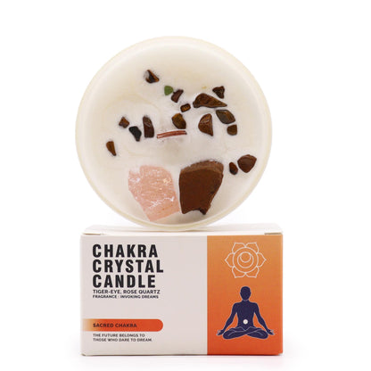 Vela de Cristal Chakra - Chakra Sacral (Svadhisthana)