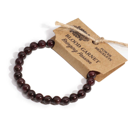 Pulseira Energética de Granada de Sangue