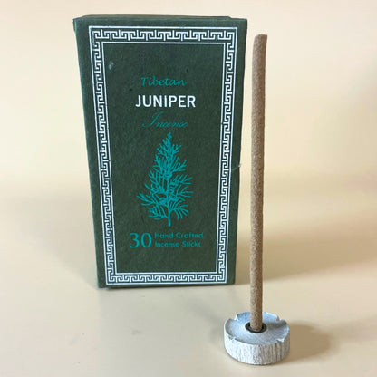 Set de Oferta de Incenso Tibetano do Himalaia - Zimbro