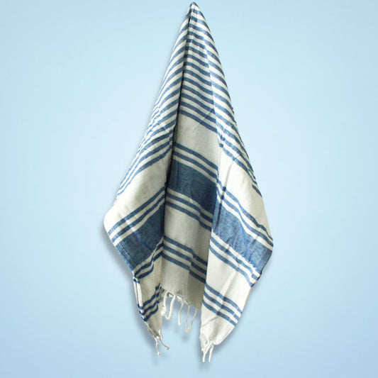 Toalha Hammam Spa 90x170 cm — Azul Oceano