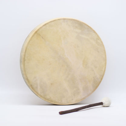 Tambor Xamânico Espírito da Águia e Baqueta - Afinável - 40 cm