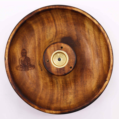 Disco Porta-Incenso para Cones e Incensos de Bastão - Buda