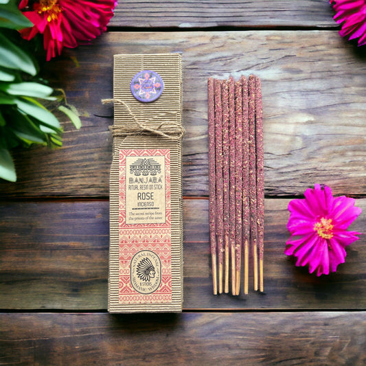 Incenso de Resina para Rituais - Rosa