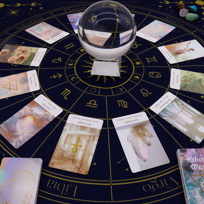 Pano para Leitura de Tarot - Zodíaco