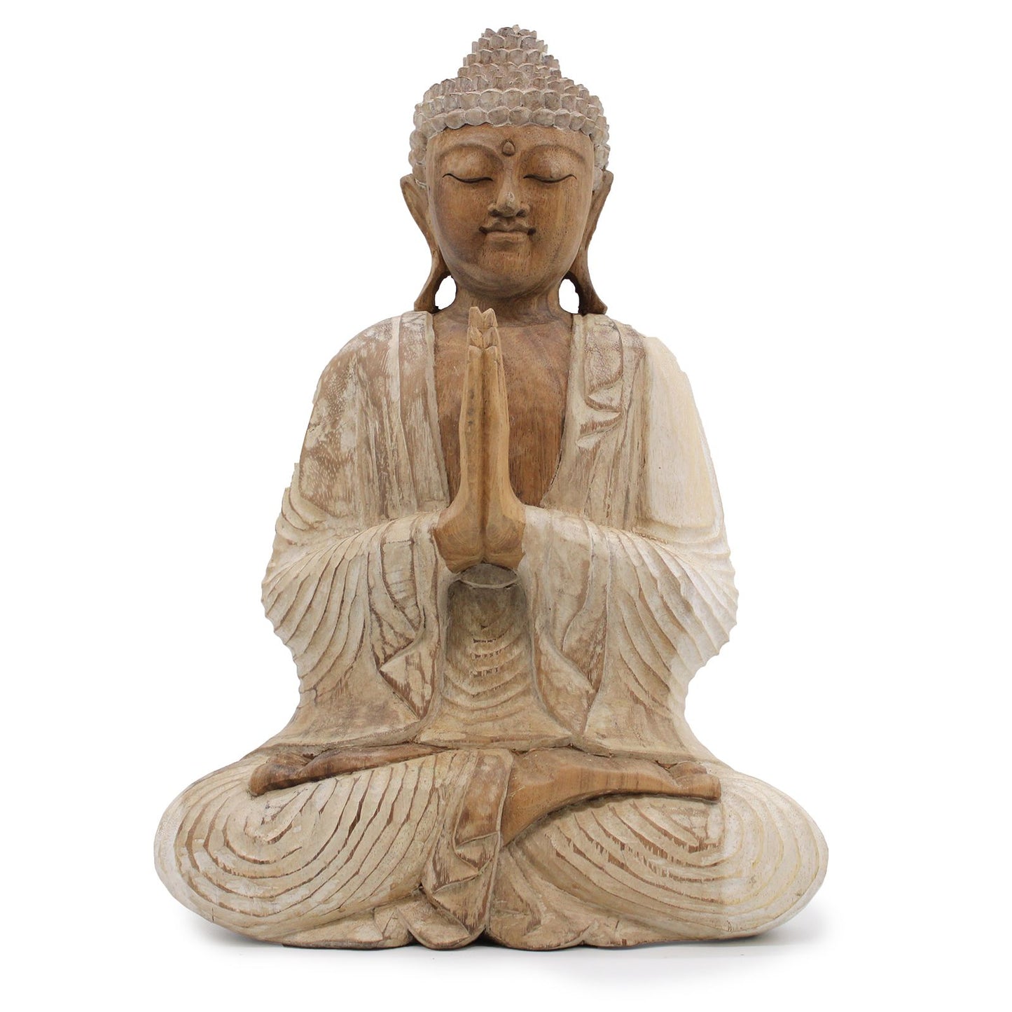 Estátua de Buda Caiada - 40cm Boas-vindas