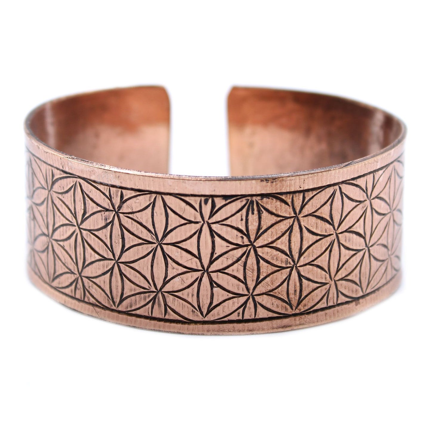 Pulseira Tibetana de Cobre - Flor da Vida