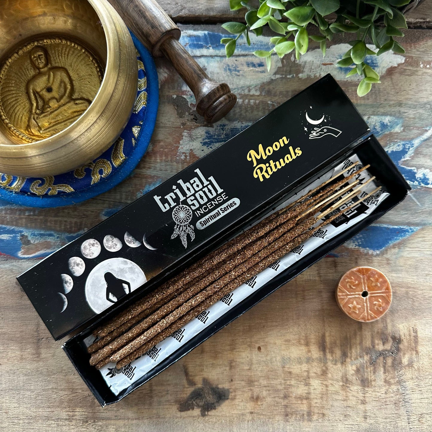 Incenso Tribal Soul com Suporte - Ritual da Lua