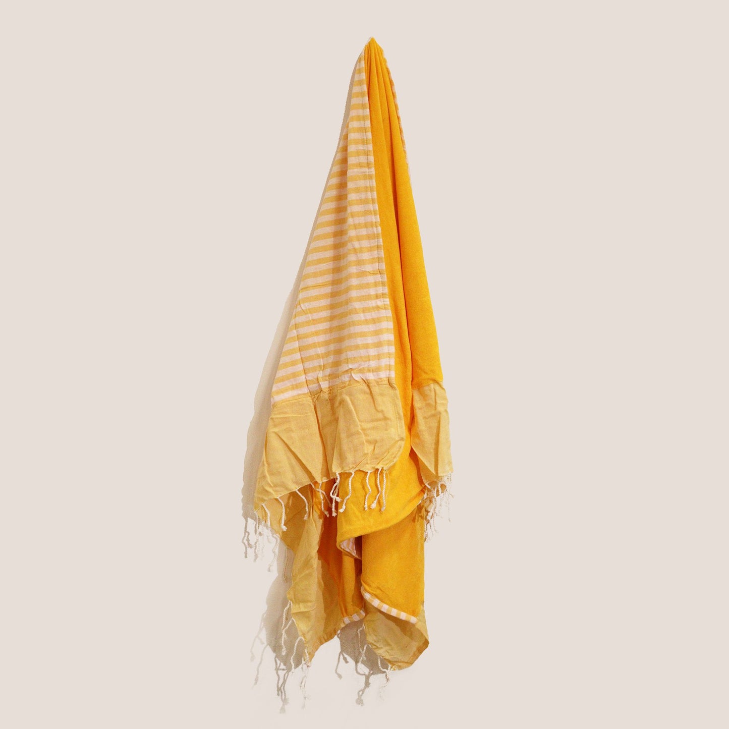 Toalha Pareo de Algodão 100x180 cm — Amarelo Sol