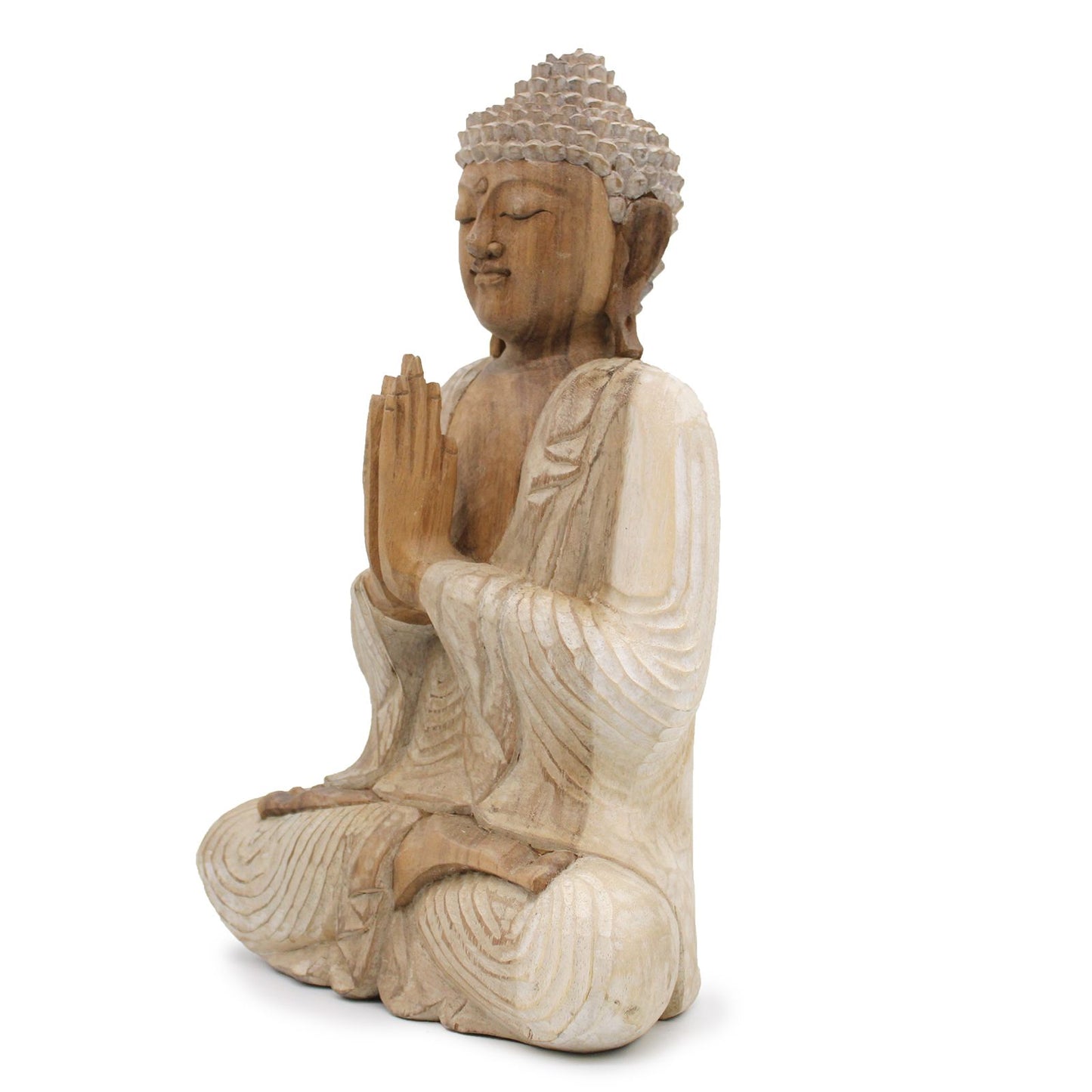 Estátua de Buda Caiada - 40cm Boas-vindas