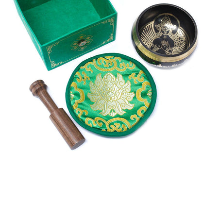 Taça Tibetana - Tara Verde 10 cm