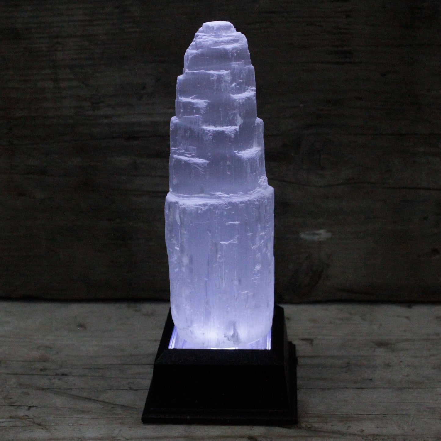 Torre de Selenite Natural - 15 cm