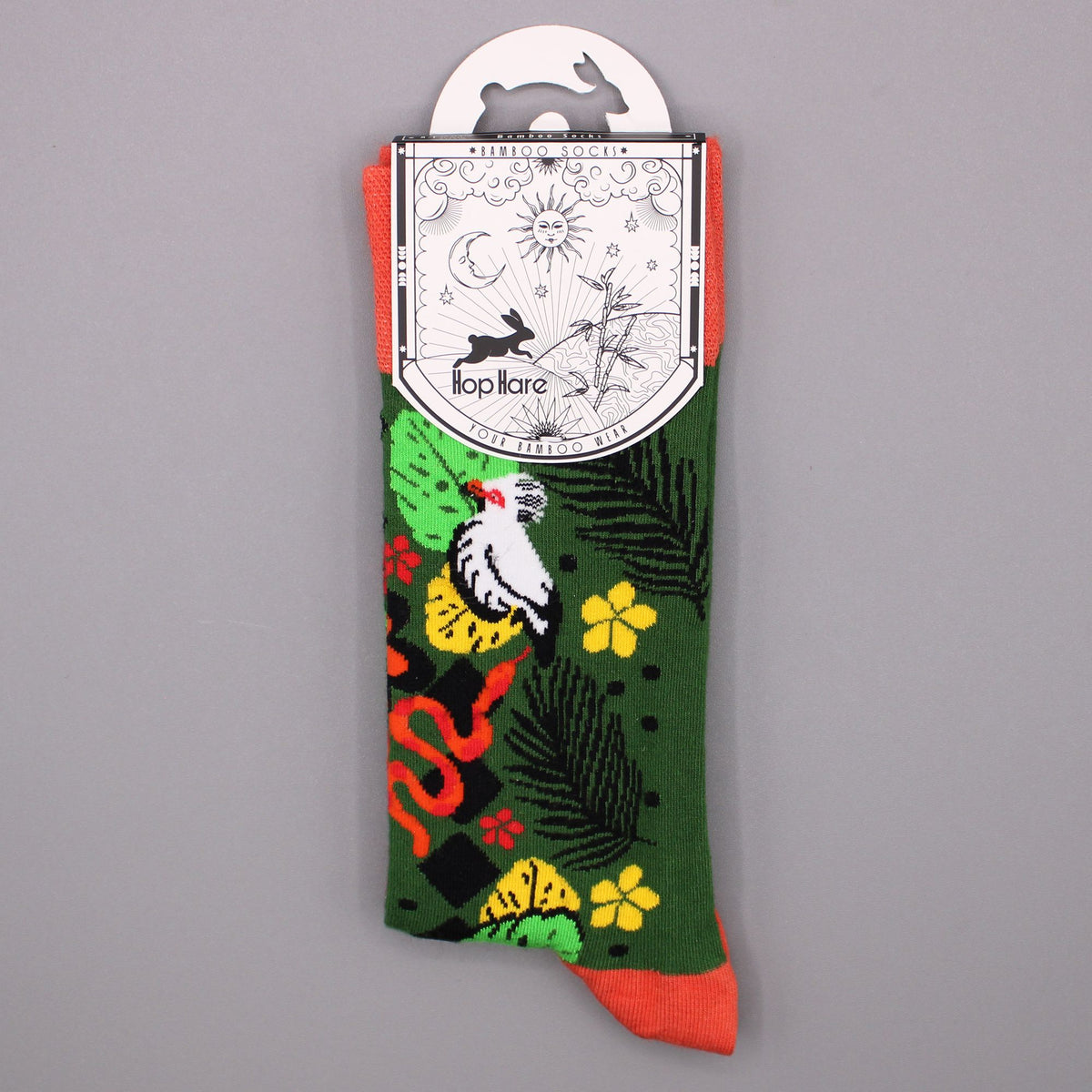 Meias de Bambu Hop Hare – Selva de Bali (S · EU 36–40)