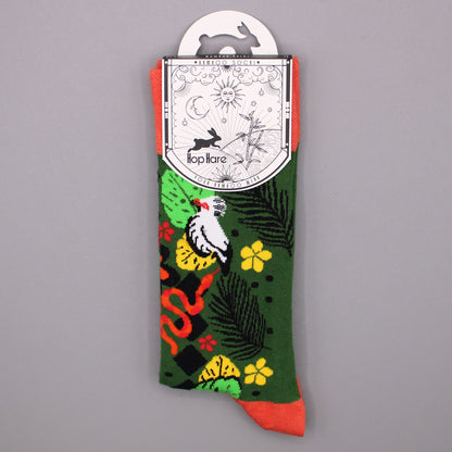 Meias de Bambu Hop Hare – Selva de Bali (S · EU 36–40)
