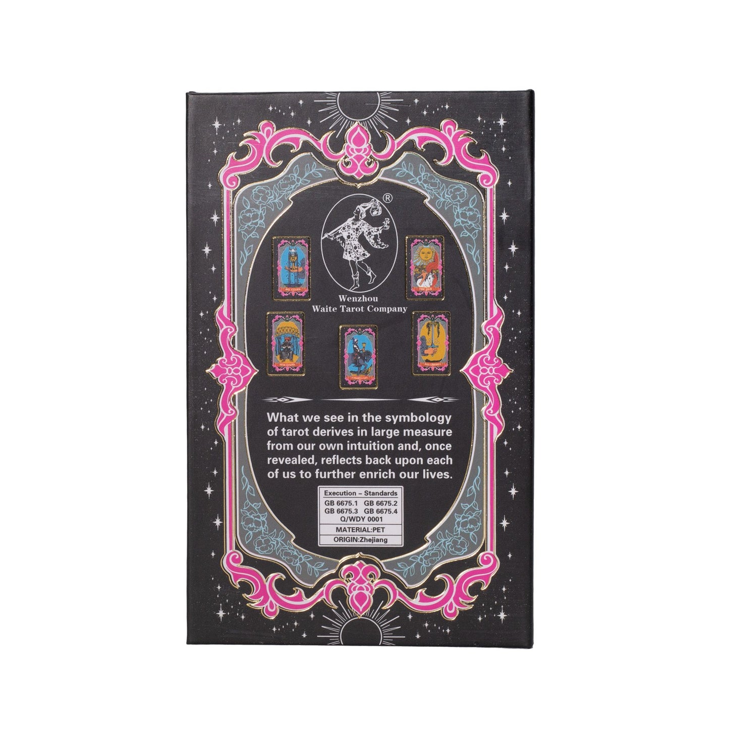 Cartas de Tarot com Lâmina Dourada - com folheto
