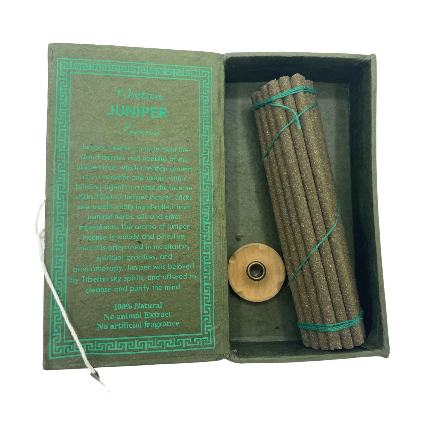 Set de Oferta de Incenso Tibetano do Himalaia - Zimbro
