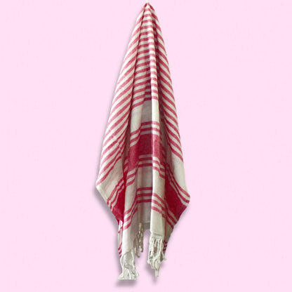 Toalha Hammam Spa 90x170 cm — Rosa Anoitecer