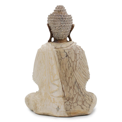 Estátua de Buda Caiada - 40cm Boas-vindas
