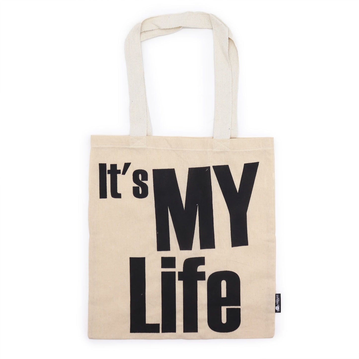 Bolsa Tote Icónica Nomad Sari - It's My Life - Natural 4oz