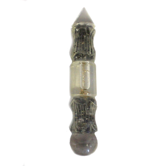 Orgonite de Água 14 cm com Cobre e Cristais