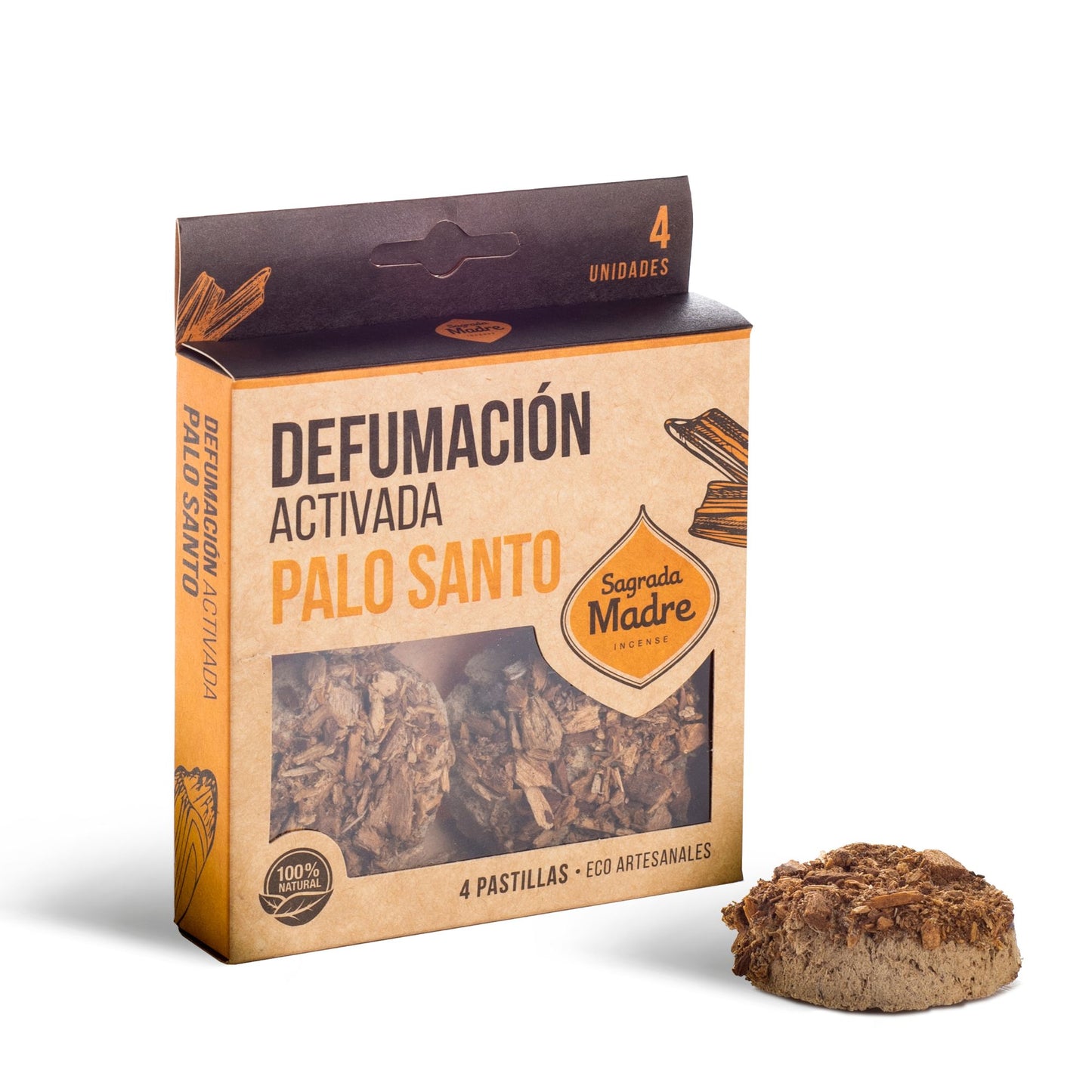 Pastilhas de Incenso em Resina X4 - Palo Santo
