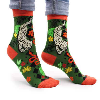 Meias de Bambu Hop Hare – Selva de Bali (S · EU 36–40)