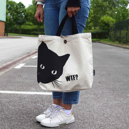 Bolsa Tote Icónica Nomad Sari - Black Cat - Classic 10oz