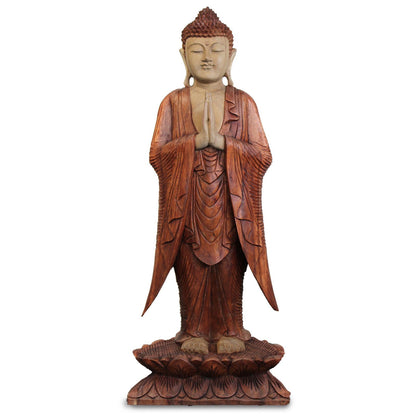 Estátua de Buda de Pé - 1m Boas-vindas