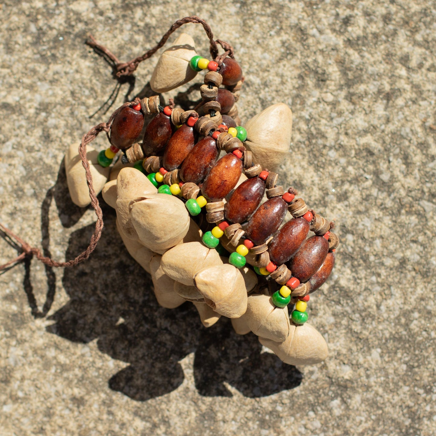 Pulseira Chocalho de Tornozelo com Conchas Kenari (20 conchas)