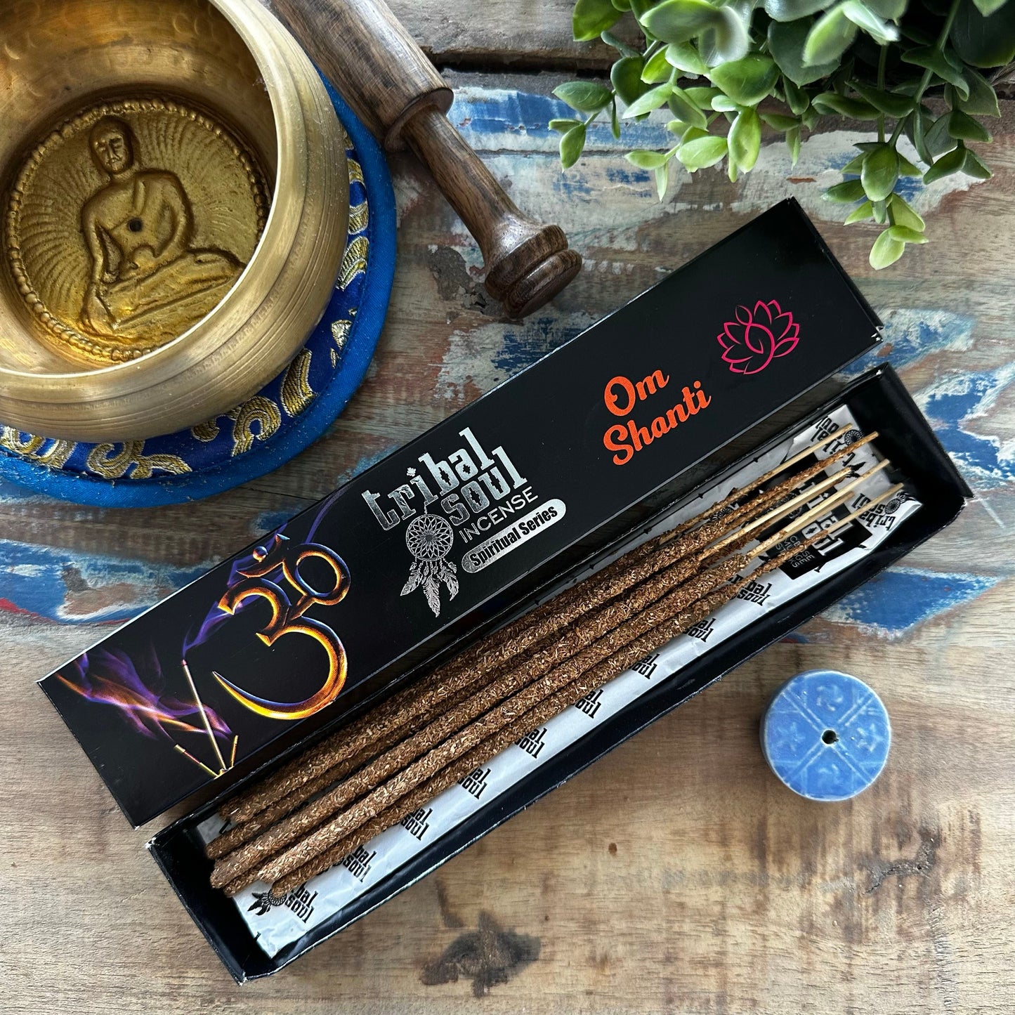 Incenso Tribal Soul com Suporte - Ohm Shanti