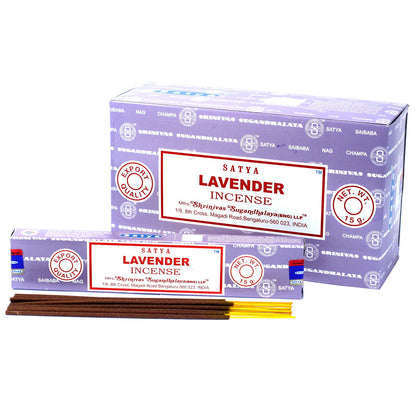 Incenso Satya Sticks 15g - Lavanda