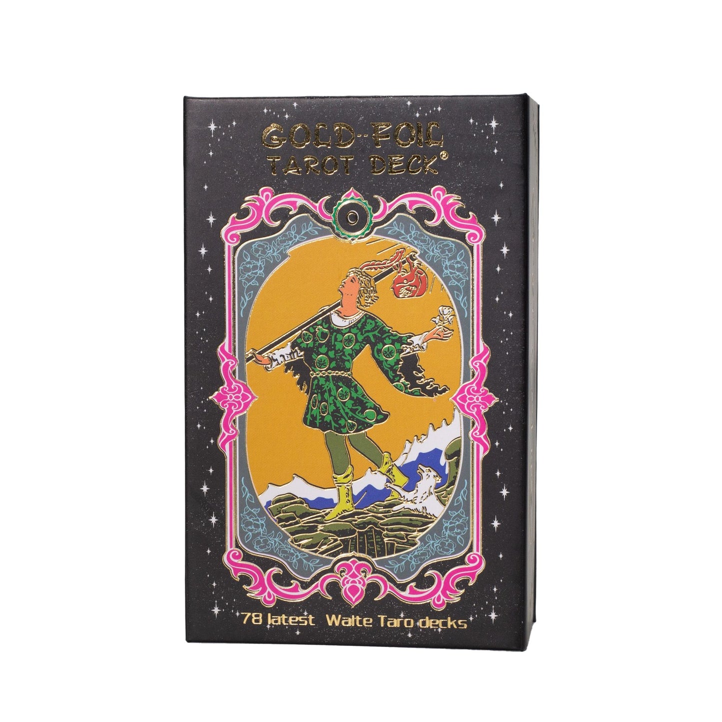 Cartas de Tarot com Lâmina Dourada - com folheto