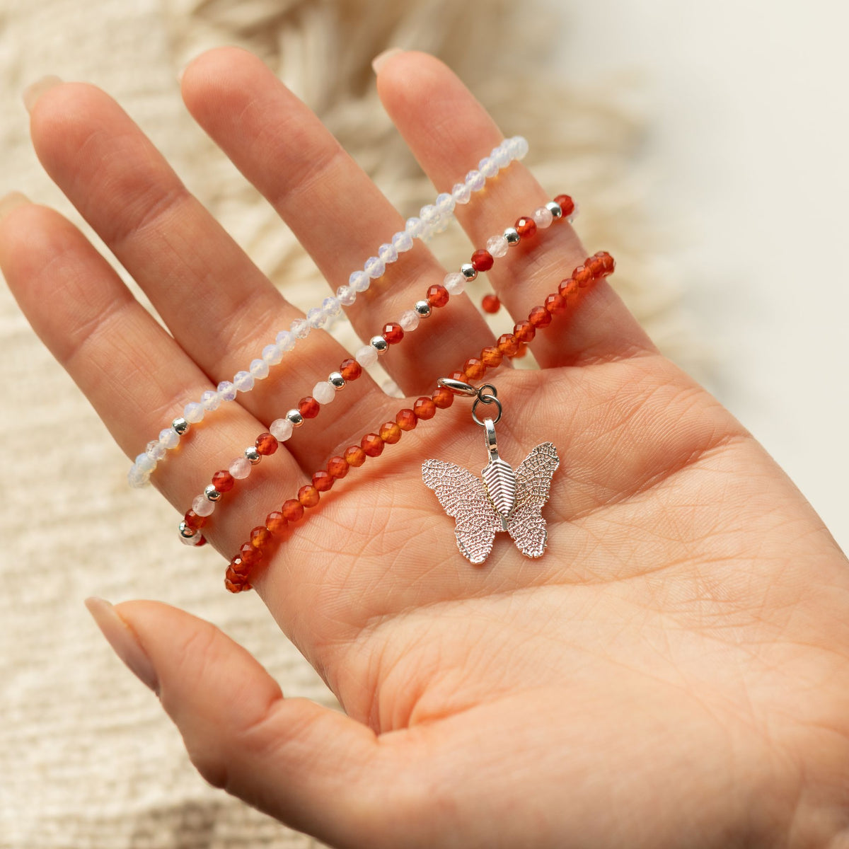 Conjunto de Pulseiras Ninfa Lua de Sangue
