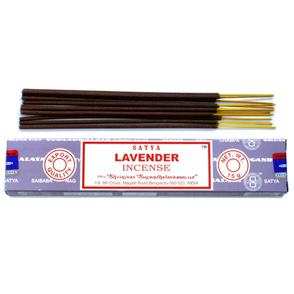 Incenso Satya Sticks 15g - Lavanda