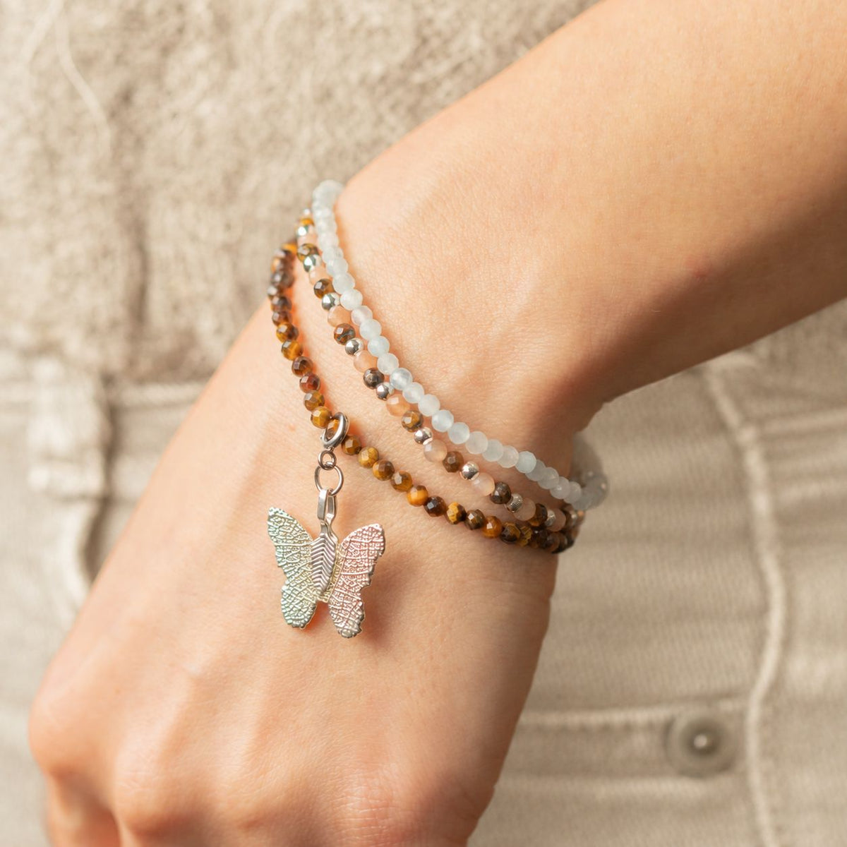 Conjunto de Pulseiras Ninfa Pôr do Sol no Mar