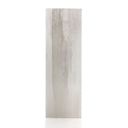 Candeeiro Bloco de Selenite 25cm - Árvore da Vida