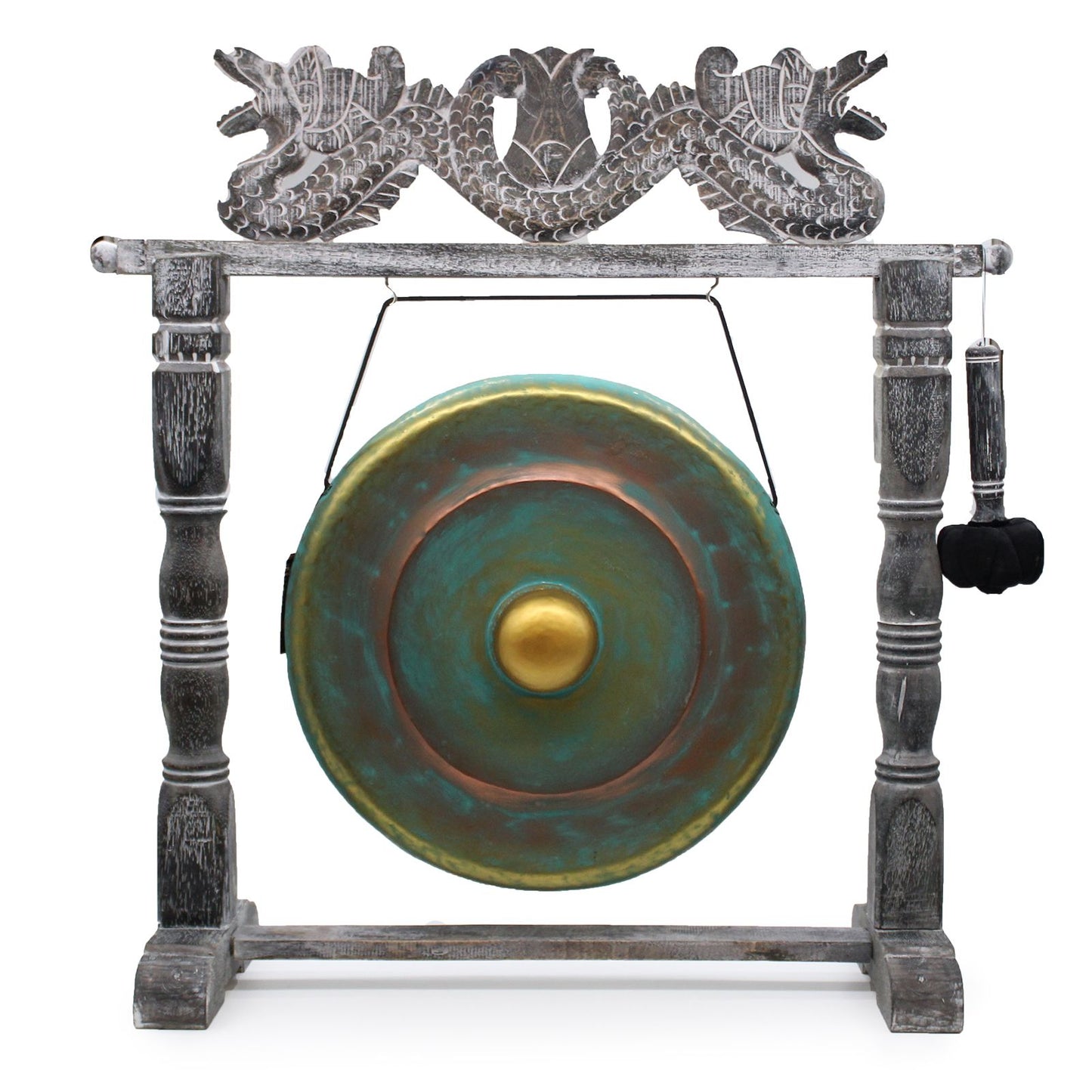 Gongo de Meditação com Suporte - 50cm - Verde
