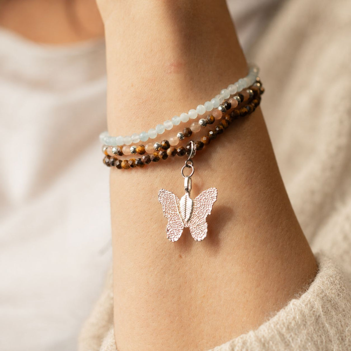 Conjunto de Pulseiras Ninfa Pôr do Sol no Mar
