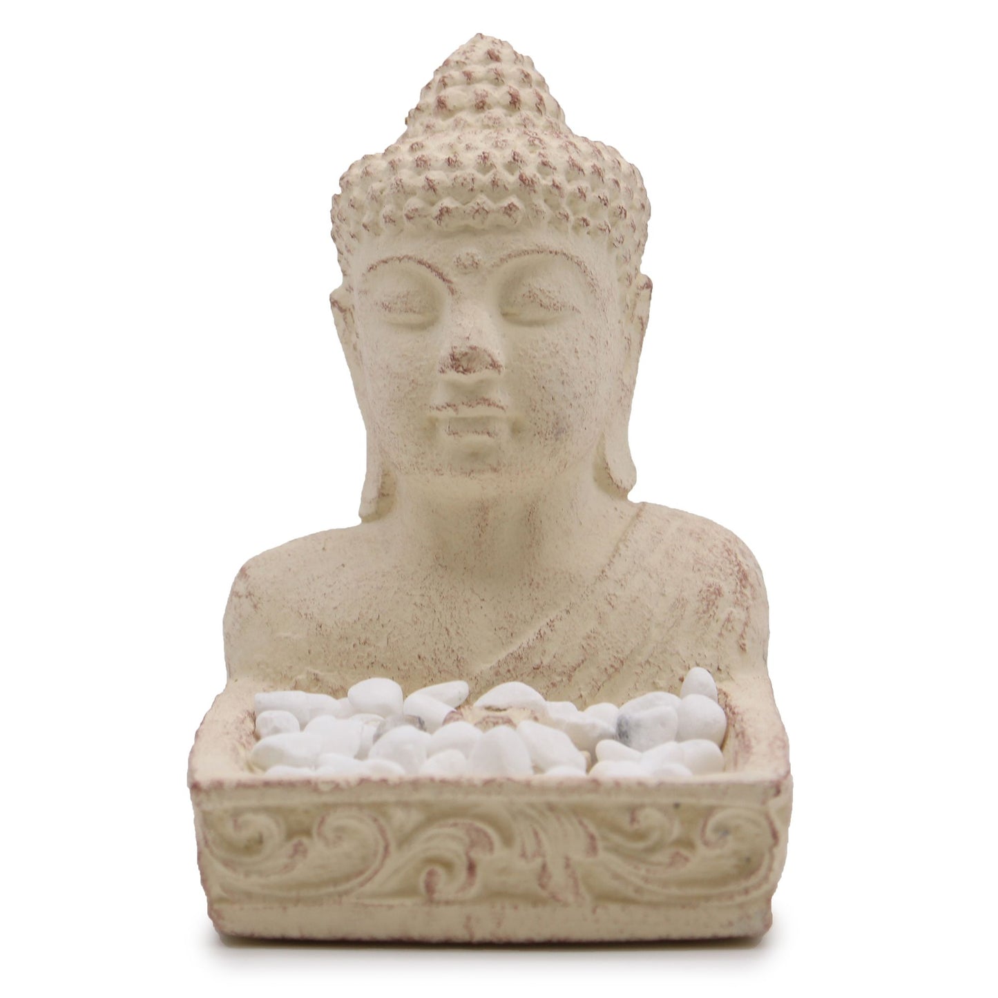 Queimador de Incenso Buda Feng Shui (Creme)