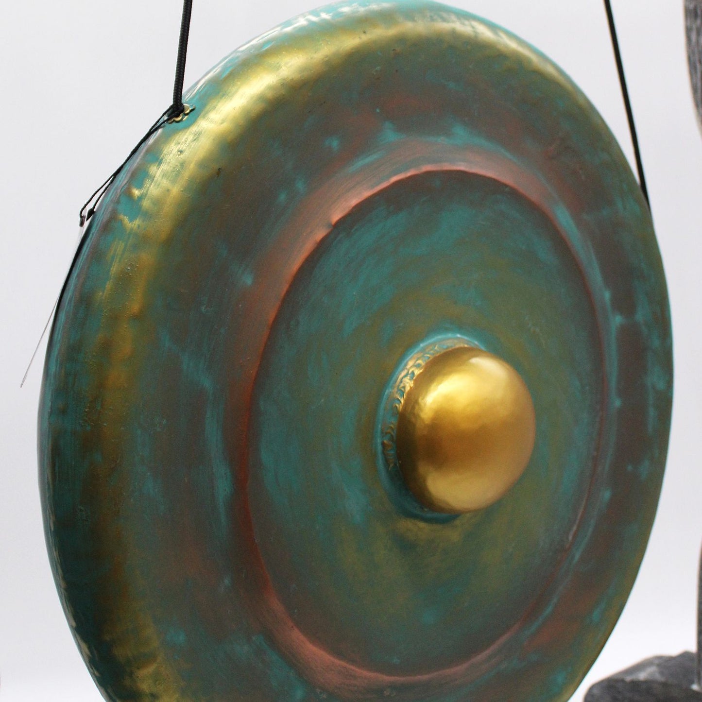 Gongo de Meditação com Suporte - 50cm - Verde