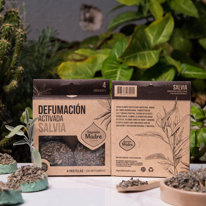 Pastilhas de Incenso em Resina 4x - Sálvia Branca