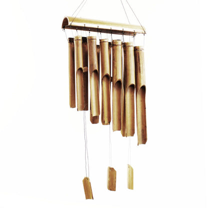 Sino de Vento Bamboo - 12 Tubos Grandes