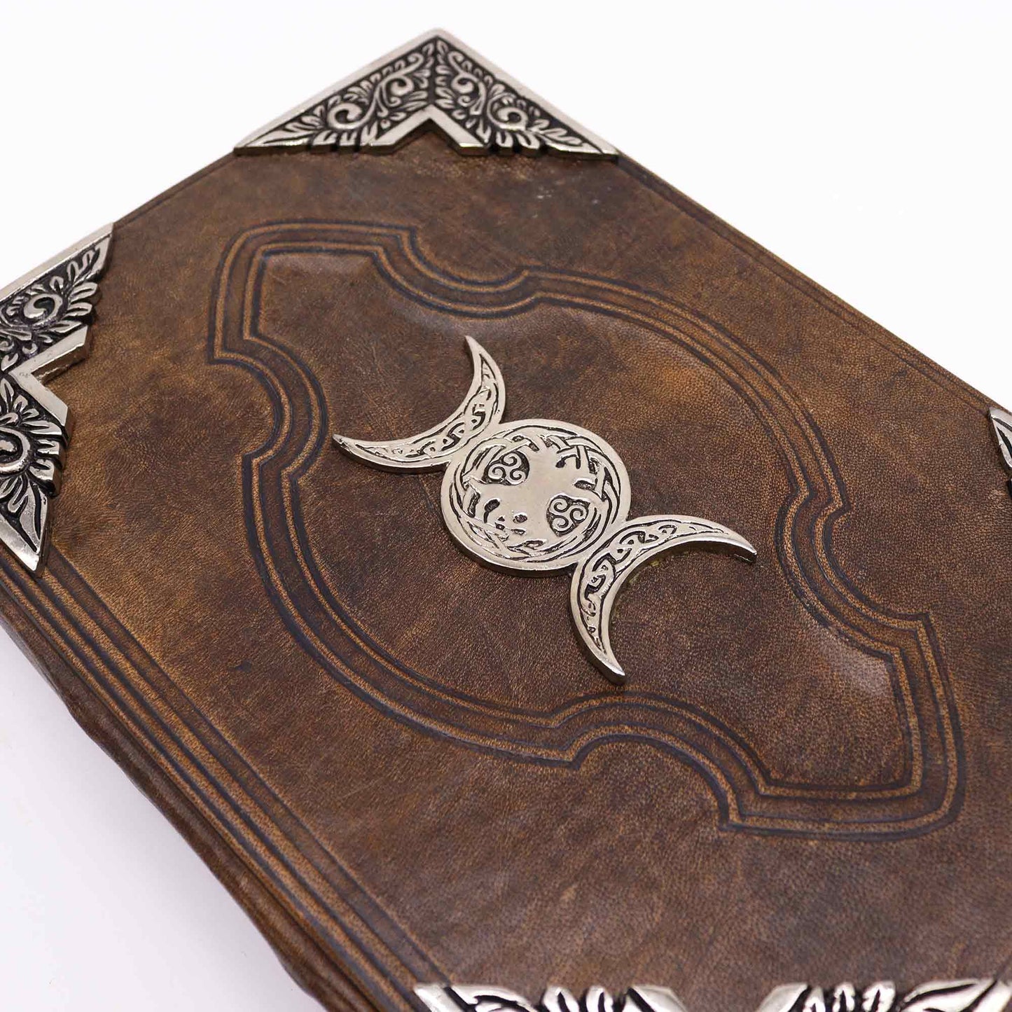 Livro Castanho - Decoração Tripla Lua em Zinco