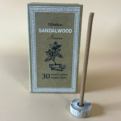 Set de Oferta de Incenso Tibetano do Himalaia - Sândalo