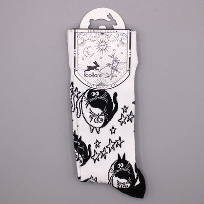 Meias de Bambu Hop Hare – Yin Yang (S · EU 36–40)