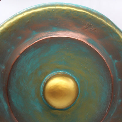 Gongo de Meditação com Suporte - 50cm - Verde