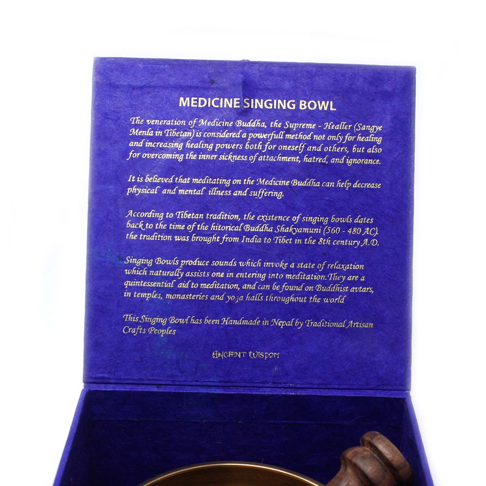 Taça Tibetana - Buda da Medicina 10 cm